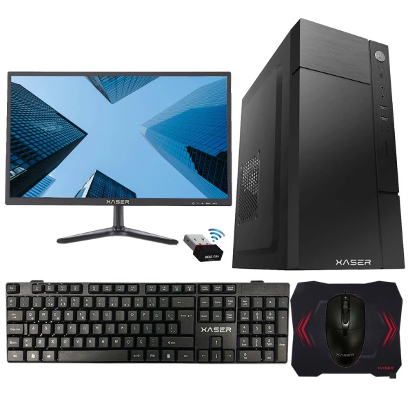 Xaser Xsr160 i7 2600 8GB Ram 128GB SSD 19.5" Monitör Masaüstü Ofis Bilgisayarı