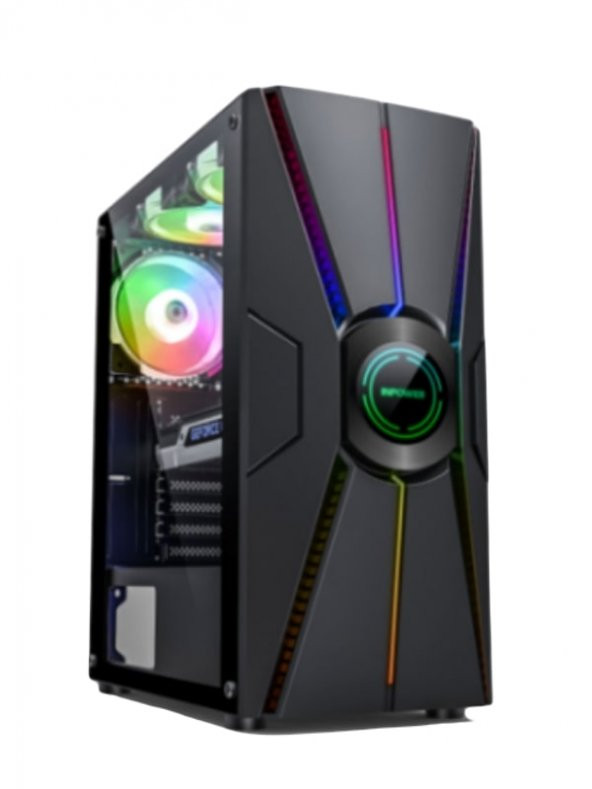 Xaser Xsr218 i5 4440 16GB Ram 256GB SSD 4GB RX550 Ekran Kartı 24" Dual Curved Oyun Bilgisayarı - Resim 2