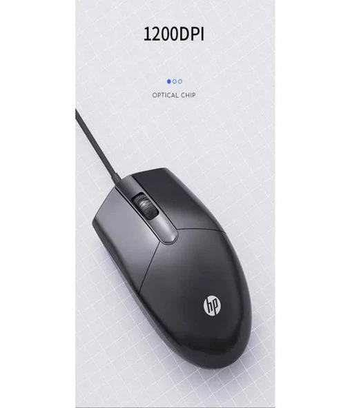 HP M260 1200 Dpi Kablolu Mouse - 4