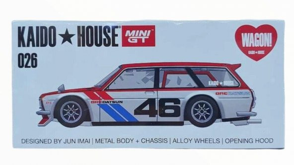Mini GT Kaido House Kaido GT Datsun 510 Wagon BRE V1 - 026