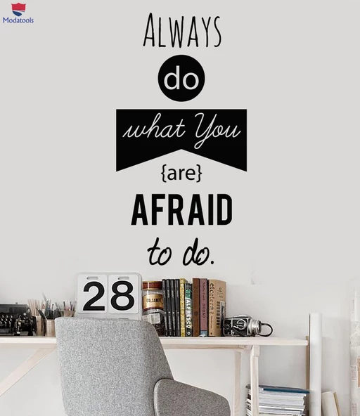 Oturma Odası, Ofis, Dükkan Duvar Sticker Tipografik Kelimeler Motivasyon Cümle Alıntı Etiketler