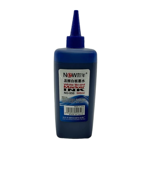 Sırımsı Beyaz Tahta Kalem Mürekkebi Mavi 500 ML