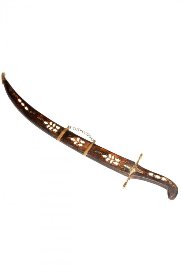 86 Cm Dekoratif El İşi Sedef İşlemeli Kılıç - 2
