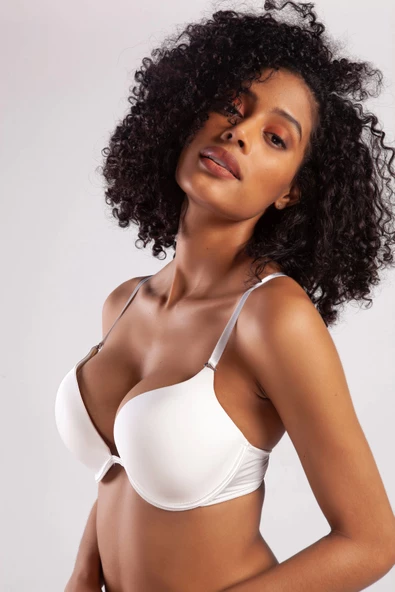 GARLAND A Plus Beyaz Dolgulu Heavy Push Up Sütyen ürün görseli