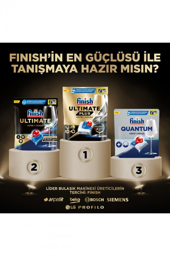 Finish Quantum Ultimate Bulaşık Makinesi Tableti 85'li - 6