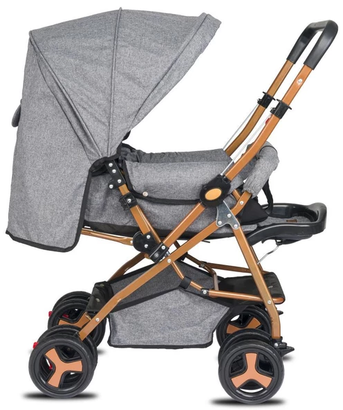 TommyBaby Classic Çift Yön Bebek Arabası Tam Yatarlı - 5