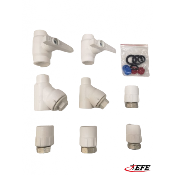 ÖZAY PLASTİK HAREKETLİ NİPELLİ KOMBİ BAĞLANTI SETİ - 2