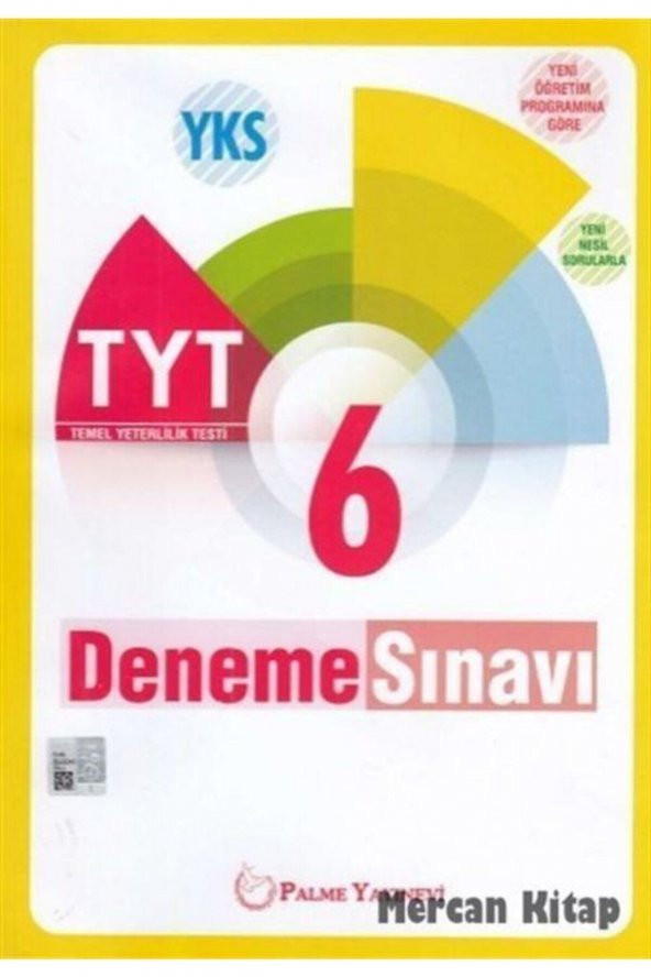 Palme Yayınevi TYT 6 Deneme Sınavı