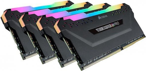 Corsair Vengeance RGB Pro 32 GB (4x8) 3200 MHz DDR4 CL16 CMW32GX4M4E3200C16 Ram - 2