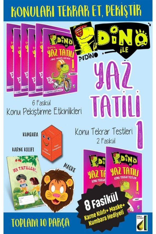 DAMLA YAYINLARI PUDİNO İLE YAZ TATİLİ 1.SINIF