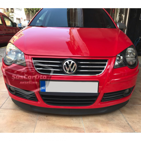 Vw Polo Mk4 - 4.5 2002-2008 Uyumlu Üniversal Astra H lip Esnek Ön Lip 2 Parça Tampon Altı Dil Karlık Ön Ek - 2