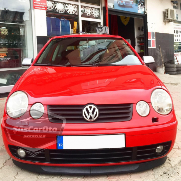 Vw Polo Mk4 - 4.5 2002-2008 Uyumlu Üniversal Astra H lip Esnek Ön Lip 2 Parça Tampon Altı Dil Karlık Ön Ek - 3