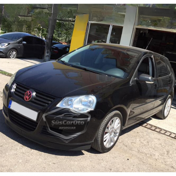 Vw Polo Mk4 - 4.5 2002-2008 Uyumlu Üniversal Astra H lip Esnek Ön Lip 2 Parça Tampon Altı Dil Karlık Ön Ek - 8