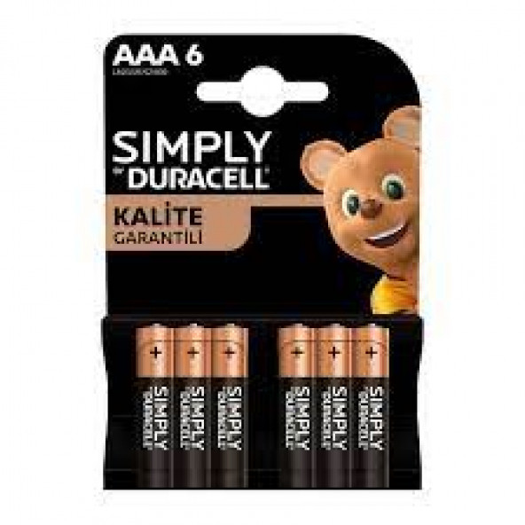 Duracell AAA LR03/MN2400 Kumanda Pili 6 Adet - 2