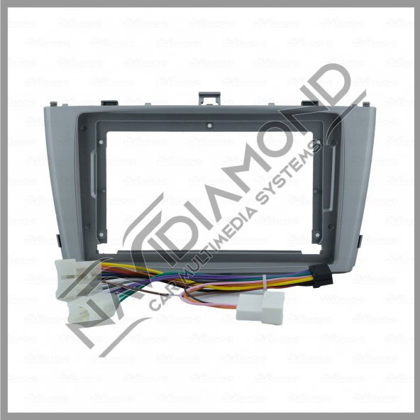 NAVIDIAMOND TOYOTA AVENSIS 2010-2015 ANDROID TEYP ÇERÇEVE (9 INCH) - SOKET - CANBUS