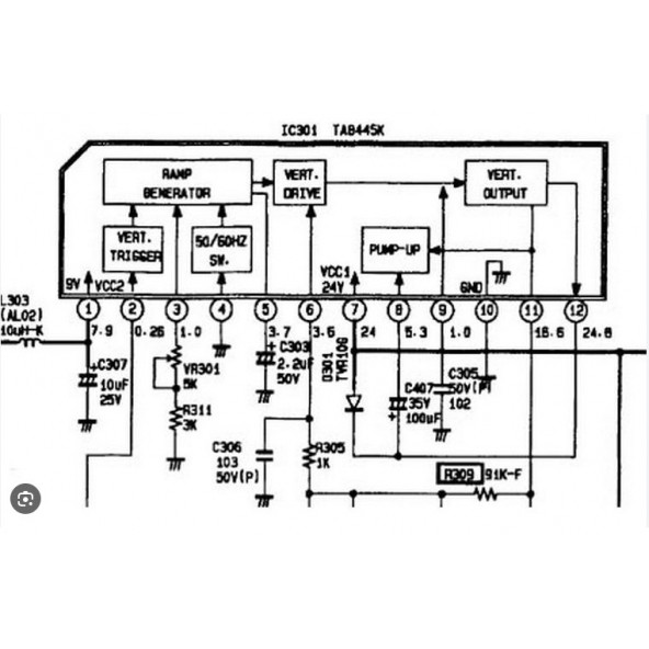 TA8445K, TA8445, HSIP-12 Entegre Devre - 2
