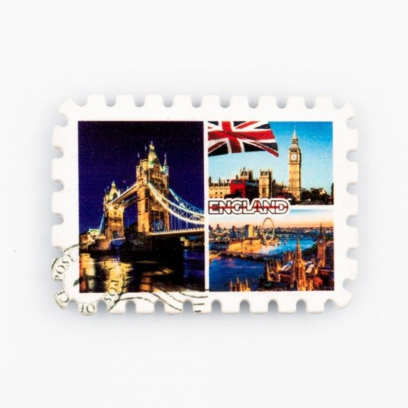 İngiltere Londra Temalı Pul Magnet ürün görseli