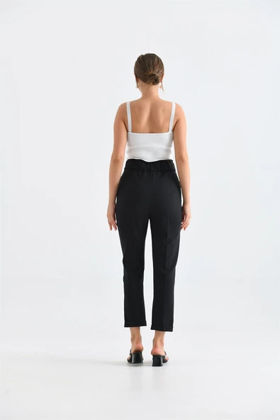 Kadın Douable Crep Siyah 30170 - 4