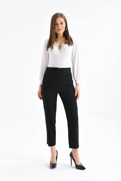 FTZ Women Kadın Pantolon  Siyah RBN3066 - Resim 1