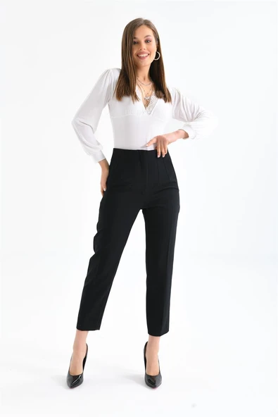 FTZ Women Kadın Pantolon  Siyah RBN3066 - Resim 2