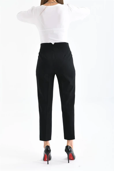 FTZ Women Kadın Pantolon  Siyah RBN3066 - Resim 7