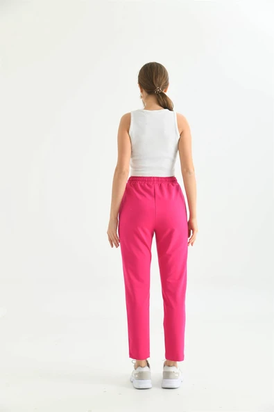 FTZ Women Kadın İki İp Pantolon  Fuşya 30266 - Resim 6
