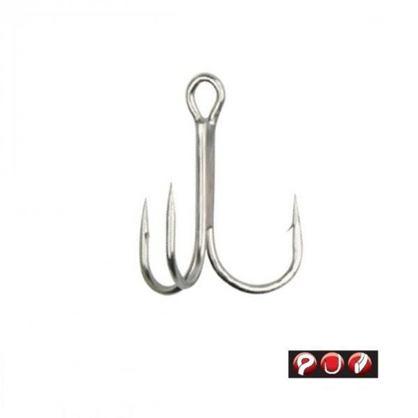 GAMAKATSU Treble Hook 13 No:2 Üçlü İğne 1/10