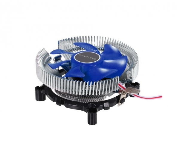 Concord C-893 Işıklı Blue Universal LGA CPU İşlemci Fanı - 2