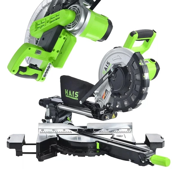 Hais HM1030A Radyal Gönye Kesme Testere 255 mm 2000 Watt - 4841054 - 2