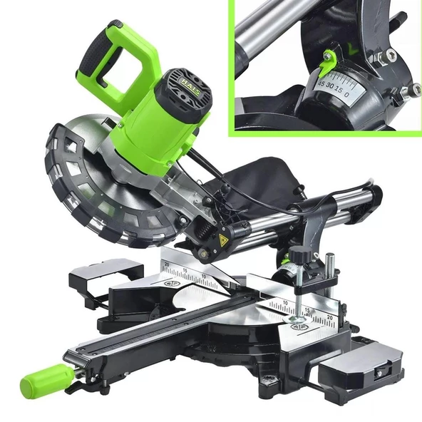 Hais HM1030A Radyal Gönye Kesme Testere 255 mm 2000 Watt - 4841054 - 4
