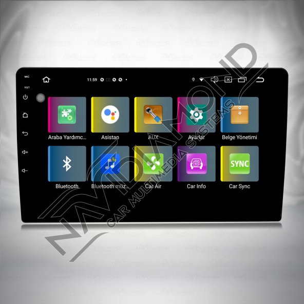 NAVIDIAMOND 9 INCH 8 GB RAM 128 GB HAFIZA ANDROID 12 MULTIMEDIA EKRAN - 7