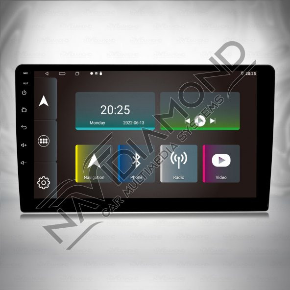 NAVIDIAMOND 10 INCH 2 GB RAM 32 GB HAFIZA ANDROID 12 MULTIMEDIA EKRAN