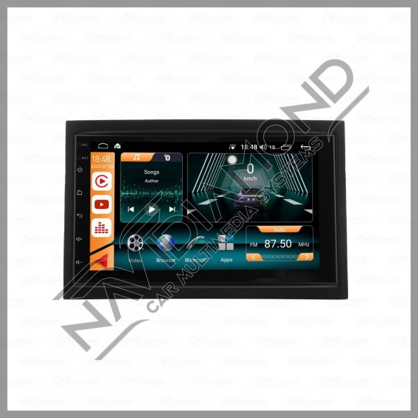 NAVIDIAMOND CITROEN BERLINGO 7 INCH 2 GB RAM 32 GB HAFIZA ANDROID MULTIMEDIA TEYP - 4