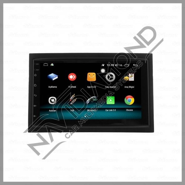 NAVIDIAMOND CITROEN BERLINGO 7 INCH 2 GB RAM 32 GB HAFIZA ANDROID MULTIMEDIA TEYP - 6