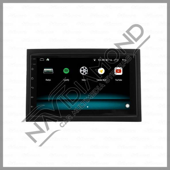 NAVIDIAMOND CITROEN BERLINGO 7 INCH 2 GB RAM 32 GB HAFIZA ANDROID MULTIMEDIA TEYP - 7