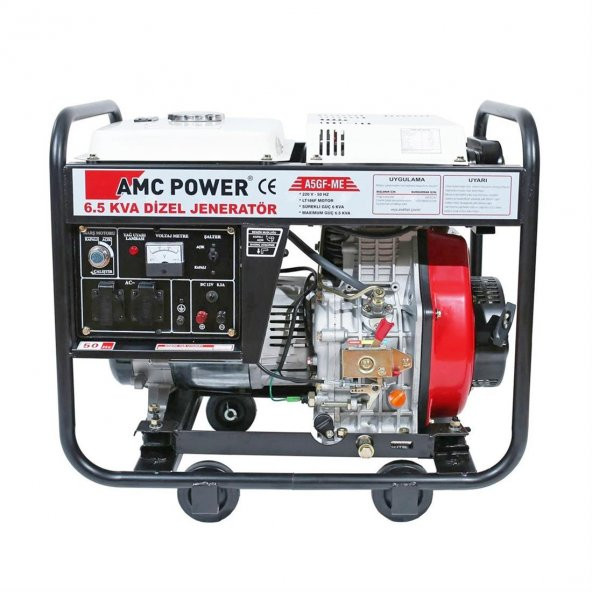 AMC Power Dizel Marşlı ipli Jeneratör 6,5Kva 220v A5GF-ME - 2627003