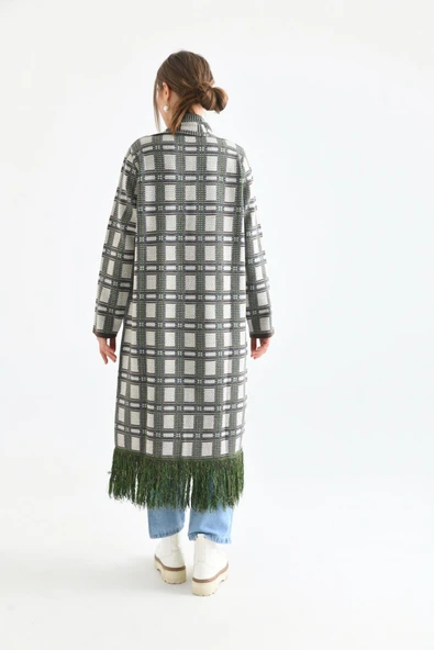 FTZ Women Kadın Püskül Detaylı Giy-Çık  Kahve 20067 - 7