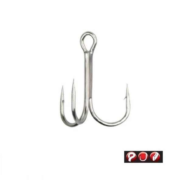 GAMAKATSU Treble Hook 13 No:10 Üçlü İğne 1/10