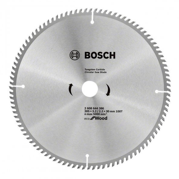 Bosch Daire Testere Optiline Eco Ahşap 305*30 100 Diş - 2608644386