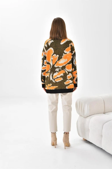 FTZ Women Kadın Triko Tunik  Siyah 20573 - Resim 7