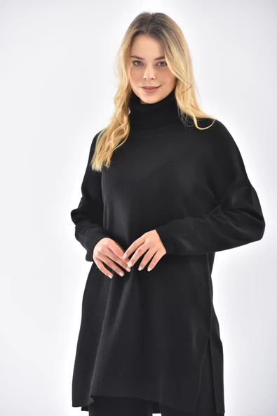 FTZ Women Kadın Tam Balıkçı İkili Takım  Siyah 21-6056 - Resim 3