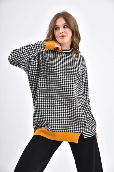 FTZ Women Kadın İki Renk İkili Takım  Siyah 21-6039 - Resim 3