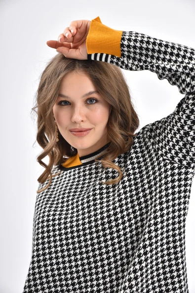 FTZ Women Kadın İki Renk İkili Takım  Siyah 21-6039 - Resim 4