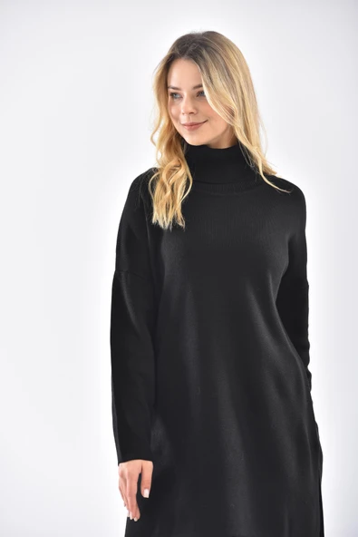 FTZ Women Kadın Tam Balıkçı İkili Takım  Siyah 21-6056 - Resim 4