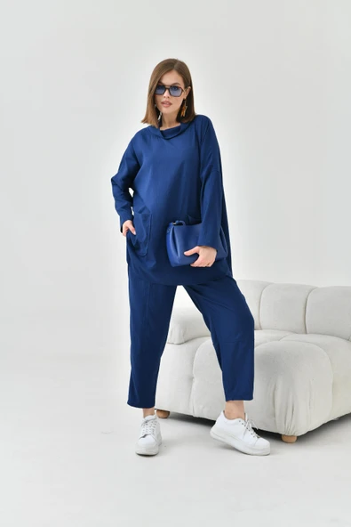 FTZ Women Kadın Takım  Lacivert 30508 - Resim 4