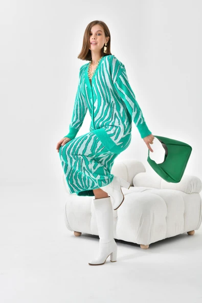 FTZ Women Kadın Zebra Desenli İkili Takım  Benetton 20569 ürün görseli