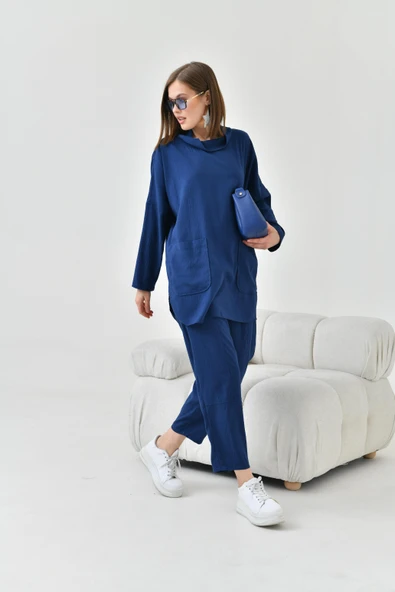 FTZ Women Kadın Takım  Lacivert 30508 - Resim 3