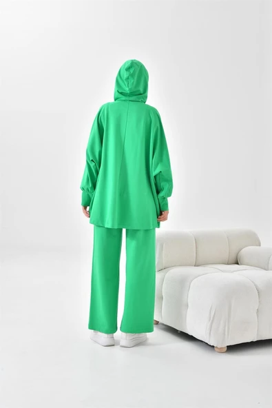 FTZ Women Kadın İki İp Pantolonlu Takım  Benetton 10004 - Resim 6