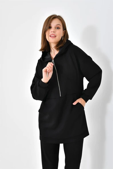 FTZ Women Kadın Scuba Oyşho İkili Takım Siyah RBN4026 - 6