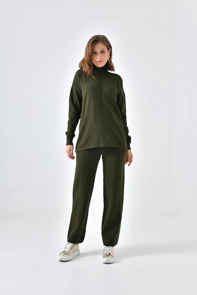 FTZ Women Kadın Basic İkili Takım  Haki 20582 ürün görseli 1